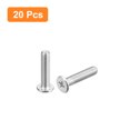 thumbnail image 3 of Unique Bargains M5x0.8x22mm 20Pack Metal Flat Round Head Screws Phillips Drive Machine Bolt, 3 of 5
