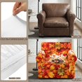 thumbnail image 6 of Psesaysky 2 Piece Stretch Stylish Furniture Chair Covers for Living Room Armchair Slipcovers with Elastic Bottom for Pets, Turkey Maple Leaves Spandex Sofa Cover, 6 of 8