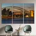 thumbnail image 2 of View Artwork, Cityscape Canvas Gift, Sydney Poster, Royal Botanic Garden, Sydney Landscape 3D Canvas, Sydney View Canvas Gift, Canvas Wall Decor - Gold Framed, 2 of 9