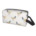 thumbnail image 2 of Goofa Funny Chicken Printed Toiletry Bag with Handle,Large Capacity Travel Makeup Cosmetic Bag for Women, Carry on Airport Airline Compliant Bag, 2 of 9