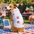 thumbnail image 6 of Yhmxh American Flag Striped Star Dog Vest, Breathable Mesh Sleeveless Pet T-Shirt, Patriotic USA Themed Puppy Clothes for Independence Day, Summer Daily Walking and Holiday Party Dress Up, 6 of 7