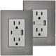 thumbnail image 1 of Tomacorriente Duplex con USB Inoxium1X1U1BSilver 2Pzas USB A/USB C/Contacto Duplex 110/125-250VCA 15A 50/60Hz 5VDC 3A Pl, 1 of 5