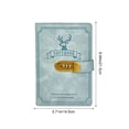 thumbnail image 3 of Linnome A5 Deer Head Lockable Diary with Combination Notepad Business Style Thickened Journal for Work Planning 8.7x5.9in Z1-Blue, 3 of 6
