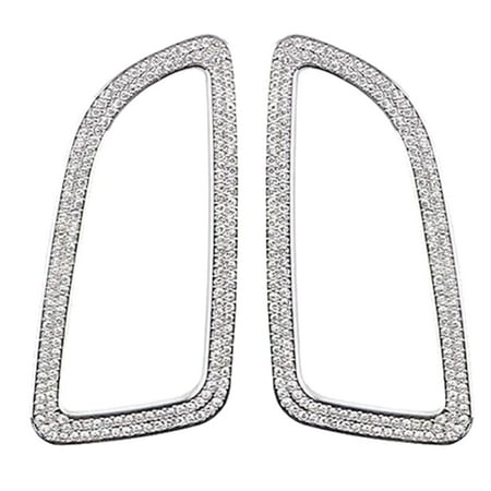 

Car Air Conditioning Vent Ring Cover Trim Frame for Mercedes-Benz C-Class 2015-2018 GLC 2016-2018