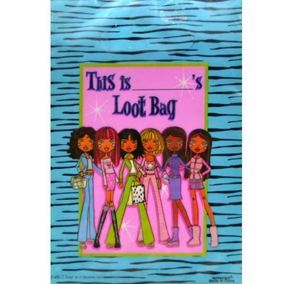 Various Multicolor New Unisex Party Bags (8ct)