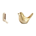 thumbnail image 1 of Organizador De Pared Plegable Con Gancho Y Figura De Pájaro Dorado. Escultura Moderna De Animal Para Baño, Armario, Oficina O Sala De Estar., 1 of 8