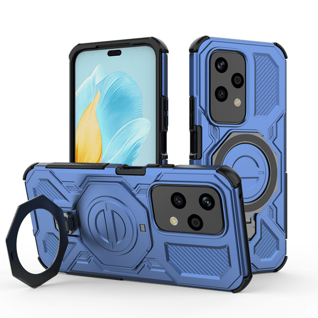 Funda GANGXUN para Honor 200 Lite 5G , magnética, ligera, soporte 360°, antigolpes