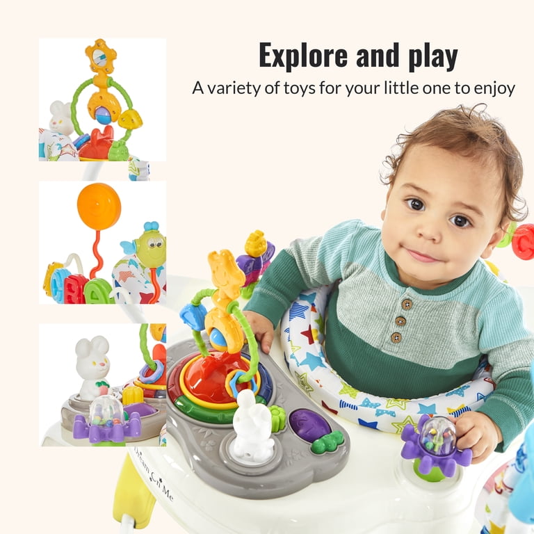 Dream On Me Zany Activity Center Bouncer in Star Print - Walmart.com