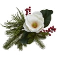 thumbnail image 2 of Magnolia & Berries Artificial Arrangement in Vase, 2 of 2
