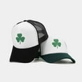 thumbnail image 6 of Ploknplq St Patricks Day Hat,trucker Hat,baseball Cap,men Breathable Mesh Summer Hat Newsboy Beret Cap Cabbie Flat Cap,irish Hat,st Patricks Day Accessories Sky Blue a, 6 of 9