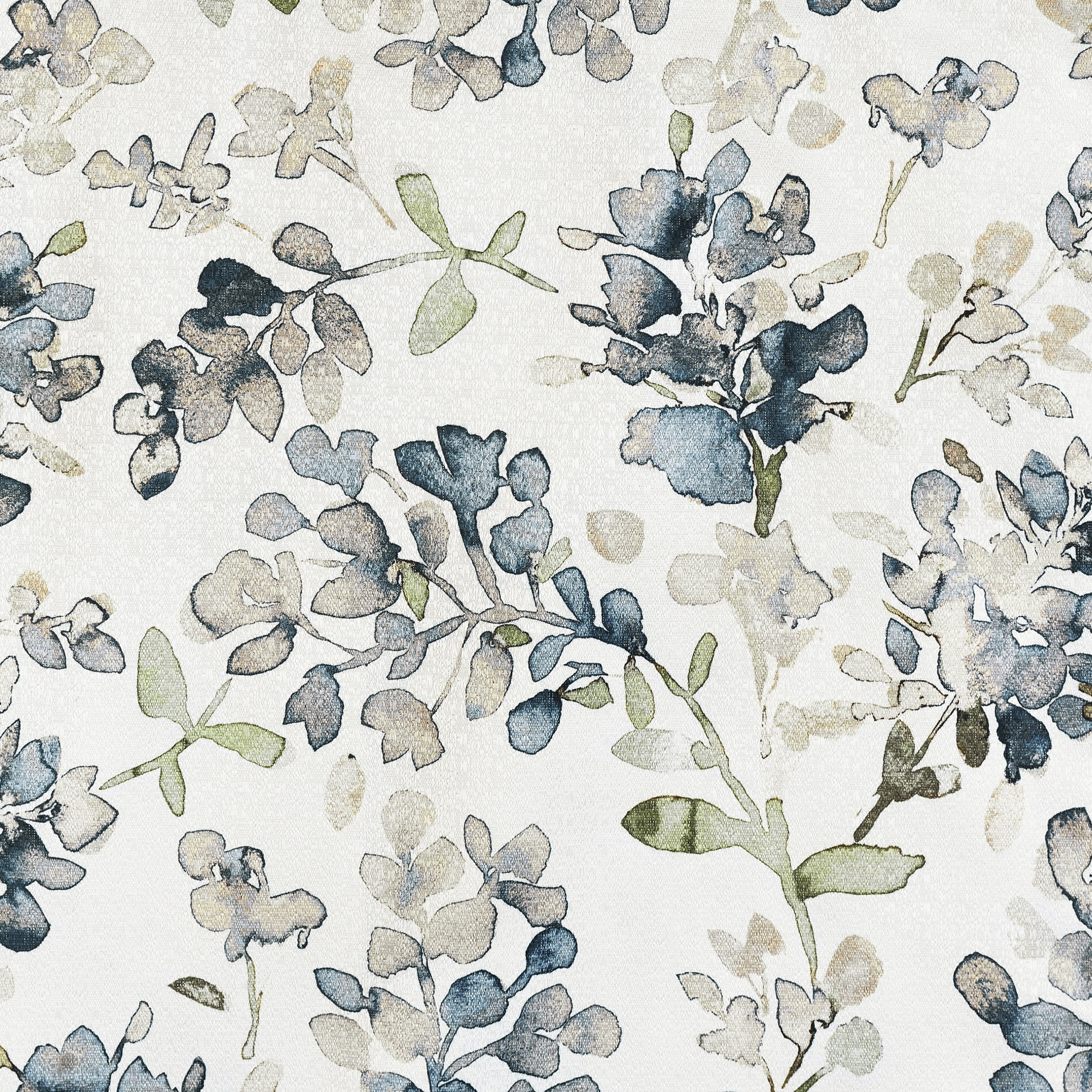 Sun Zero Bryant 2-Piece Textured Thermal Insulated Floral 100% Blackout  Grommet Top Curtain Panel, Blue Floral, 37”W x 108"L