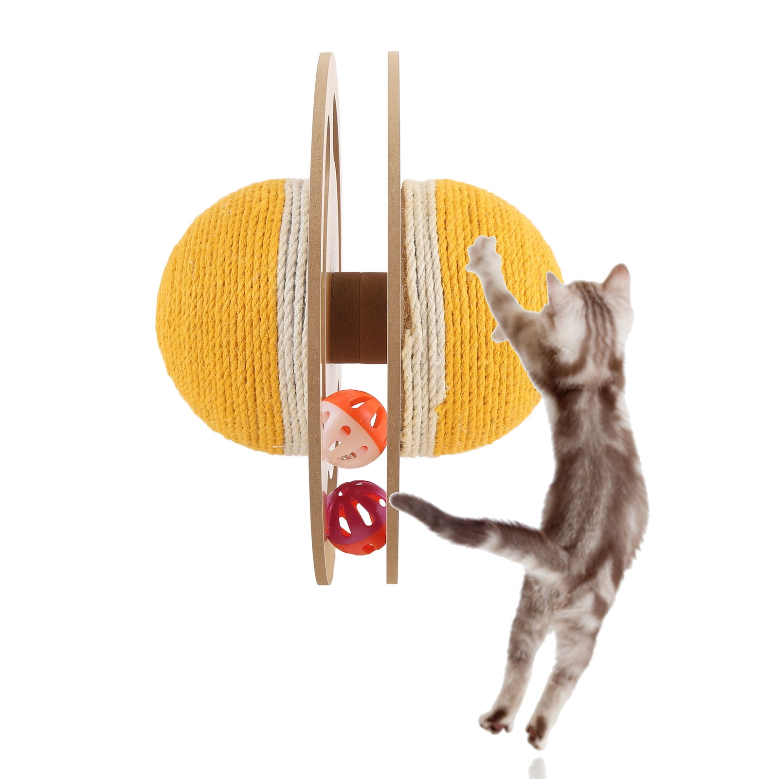 Cat Toy X Shaped Cat Scratcher COZIWOW L-Shaped Cat Scratcher Toy With  Catnip, Walnut CW12R0515