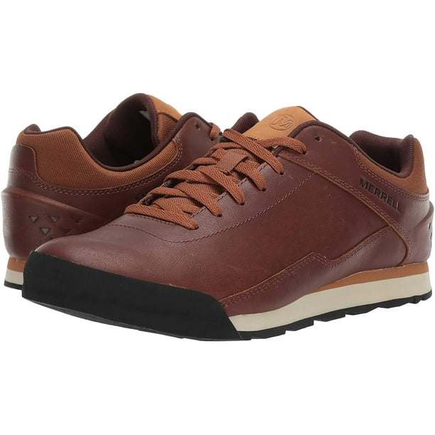 Men's burnt rocked leather sale