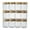 12 Pack Bamboo, variant on Novelinks 6 Pack Overnight Oats Containers with Plastic Lids,16 Oz Glass Mason jars with Airtight Lids, Clear Glass Fruit Yogurt Storage Jar,Kitchen Canisters