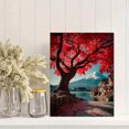 thumbnail image 2 of Mount Fuji Red Maple Canvas Print, Japanese Mountain Seasonal Art, Elegant Living Room & Office Wall Decor, 2 of 8