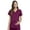 Wine, variant on Workwear Revolution Women's Scrubs Top Maternity Mock Wrap WW688