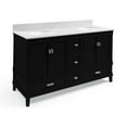 thumbnail image 4 of DHP Otum 60 Inch Double Bathroom Vanity with Sink, Black, 4 of 10