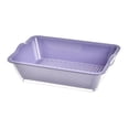 thumbnail image 1 of Juego de cuenco y colador de drenaje con cesta para limpiar alimentos y espaguetis Violeta 2 niveles, 1 of 9