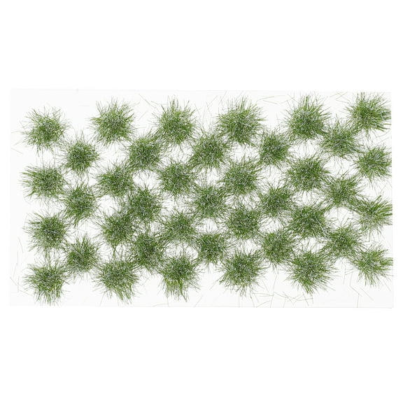 Artificial Grass Clusters Small Tree Decor Mini House Plants Green
