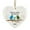 B, variant on DAMAI Family Birds Pattern 3D Effect Sea Glass Personalized Ornament - Custom Family Ornament - 2025 Xmas Keepsake Decoration Gift for Parent Children Him Her