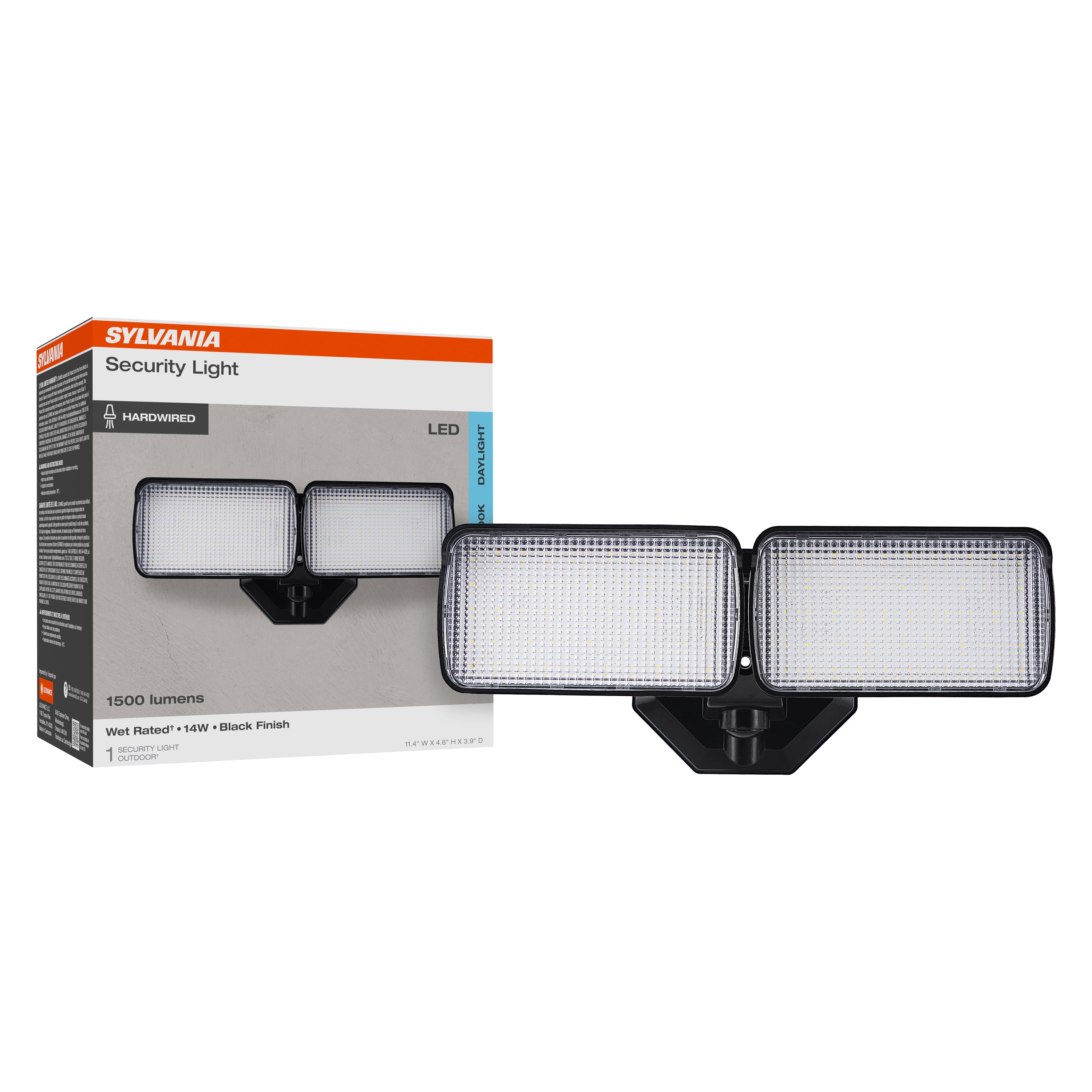 Koda Wired LED Security Floodlight Fixture with Motion Detection