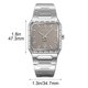 thumbnail image 3 of Reloj de cuarzo para hombre con indicador de fecha – Reloj de pulsera de acero inoxidable para negocios, resistente al agua para uso diario, reloj analógico de moda para la oficina o uso casual., 3 of 6