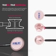 thumbnail image 4 of MDF Instruments, Acoustica Lightweight Stethoscope for Doctors, Nurses, Students, Home Health Use, Adult, Dual Head, Black Tube,, 4 of 8