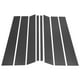 thumbnail image 1 of Moldura de Ventana del Pilar de la Puerta para Ford Edge 2007-2014 - 8 Pcs, Patrón de Fibra de Carbono Negro, 1 of 1