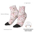 thumbnail image 6 of Fuzoiu Cute Rabbit Print Adult Socks, Crew Moisture-wicking Socks, Unisex Cushion Crew Socks,Casual Sports Ankle Socks, 6 of 7