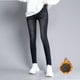 thumbnail image 2 of Leggings de mujer con forro polar y cintura alta - 80 % algodón, imitación denim, pantalones ajustados para abrigarse y estar cómoda en invierno, 2 of 5