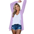 thumbnail image 6 of Meichang Sheer Cardigans for Women Summer Light Weight Long Sleeve Kimono Cardigan Open Front Chiffon Cover Ups Casual Resort Wear with Pockets, 6 of 7