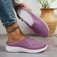 thumbnail image 5 of Willtoo 2026 Women’s Slip On Orthopedic Sneakers - Arch Support Tennis & Walking Shoes, Non-Slip Nurse Shoes for Food Service, Wide Width Valentines Day Gifts Purple 9 Wide, 5 of 5