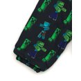 thumbnail image 6 of Minecraft Little Kids' Boy or Girl Hooded Zip-Up Rain Jacket Creeper Zombie Black, 6 of 6