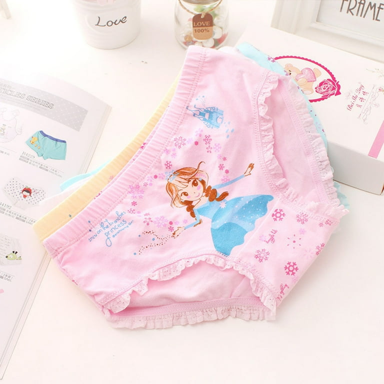 たぬき 希少 LYMAYTER Little Girls Panties Underwear Kids Cotton Girls