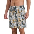 thumbnail image 2 of Salouo Llama and Cactus1 Pattern Swim Trunks for Men,Men's Hawaiian Bathing Suit Swimsuits Quick Dry Swimming Board Shorts Beach Shorts with Pockets-X-Large, 2 of 6