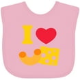 thumbnail image 3 of Inktastic I Heart Mac and Cheese Boys or Girls Baby Bib, 3 of 4