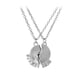 thumbnail image 2 of Collar BFF de 2 uds para 2 pelotas de fútbol a juego, collar con colgante de baloncesto para mujeres y hombres, regalo de joyería de pelota deportiva, 2 of 5