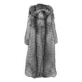 thumbnail image 5 of Women's Winter Warm Leather Jacket - Elegant Slim Fit Coat with Loose Neck Collar, Furry Outerwear Suitable for Fall/Winter, Machine Washable Cold Weather Jacket, 5 of 5