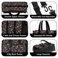 thumbnail image 3 of Teacher Tote Bag,Pioneer Flower Floral Print Pattern Teacher Utility Tote Bag,Large Work Tote Bags for Women with Multiple Pockets,Top Zipper Closure,13.8x10.6x6.7 Inch, 3 of 5