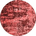 thumbnail image 1 of Ahgly Company Indoor Round Oriental Red Industrial Area Rugs, 7' Round, 1 of 4