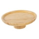 thumbnail image 4 of Soporte de madera para pasteles Bandeja para servir frutas Tabla de quesos Bandeja de bambú para servir aperitivos Amarillo claro m, 4 of 9