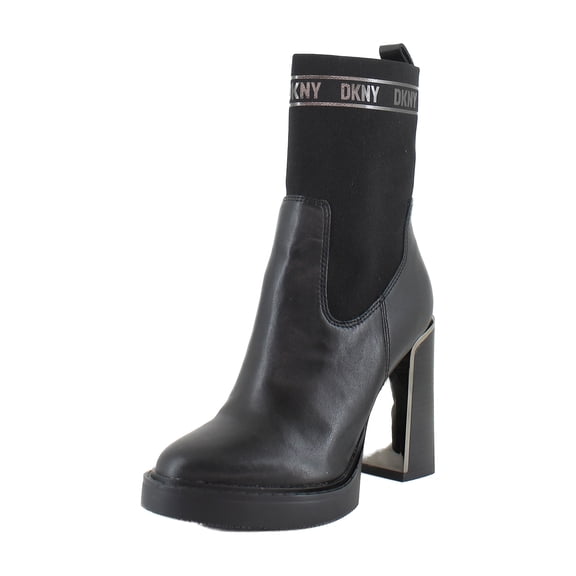 DKNY Vilma Women's Boots Black/Dark Gunmetal Size 7.5 M