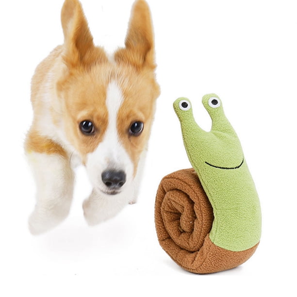 Juguetes Chirriantes Para Perros, Poliéster Limpia Los Dientes Atrae Su Atención, Aumenta El Ejercicio, Juguetes Suaves Para Masticar Cachorros De Caracol, Resistentes Y