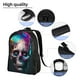 thumbnail image 5 of Easygdp Modern Abstract Colorful Skull B Mochila Versátil y Elegante: Comodidad, Almacenaje y Durabilidad para la Universidad, Trabajo, Viajes y Uso Diario, 5 of 8