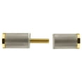 thumbnail image 5 of CRL SDKP112BR Cylinder Style Back-to-Back Shower Door Knobs With Plastic Sleeve Brass, 5 of 5