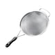 thumbnail image 1 of Colador de Malla Fina Resistente de Acero Inoxidable con Mango Largo Escurridor de Vegetales y Fideos Multifuncional Apto para Cocina Profesional Uso Diario, 1 of 9