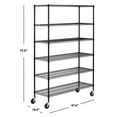 thumbnail image 5 of SAFAVIEH Juliet 6-Tier Heavy Duty Shelf Black, 5 of 7