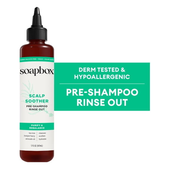 Soapbox Scalp Treatment - Tea Tree Oil & More to Soothe Itchy, Dry Scalp, 5oz