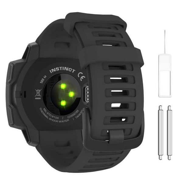 Correa de reloj MoKo de silicona ajustable para Garmin Instinct 2