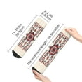 thumbnail image 4 of Rocae Fashion Tatreez1 for Premium Adult Socks,Comfortable, Breathable, and Durable Socks, Perfect for Everyday Wear, 4 of 7